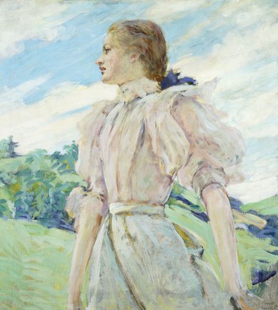 Szellős nap, 1898 körül (olaj, vászon) alkotó: Robert Reid