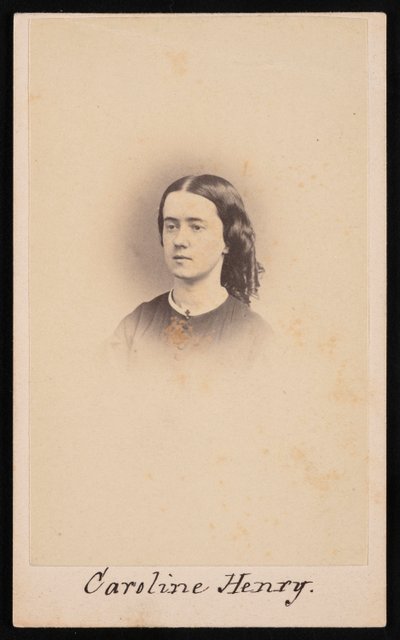 Caroline Henry portréja 1839-1920, 1860 és 1869 között. alkotó: Robert. Robert Addis,RW Addis,Addis