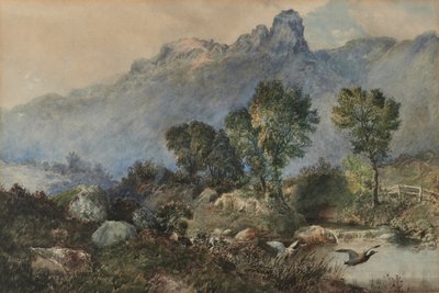 Táj tőkés récékkel alkotó: Robert Scott Temple
