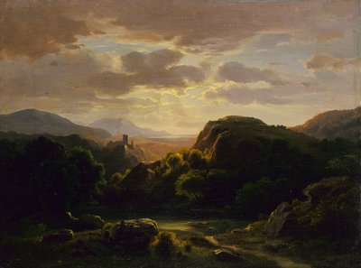 Egy Auerbach melletti jelenet emlékei, kb. 1856. alkotó: Robert Seldon Duncanson