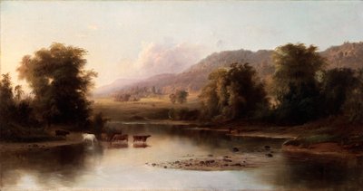 Kilátás a Szent Anna folyóra alkotó: Robert Seldon Duncanson