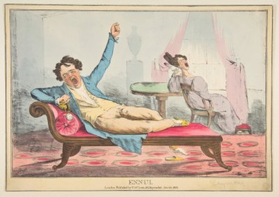 Ennui, 1829. november 20. alkotó: Robert Seymour