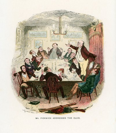 Illusztráció a Pickwick-papírokhoz alkotó: Robert Seymour