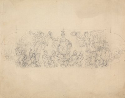 A győzelem allegorikus vázlata alkotó: Robert Smirke