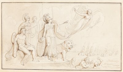 Nagy-Britannia haditengerészeti erejének allegóriája alkotó: Robert Smirke