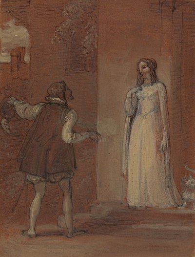 Anne Page és Slender alkotó: Robert Smirke