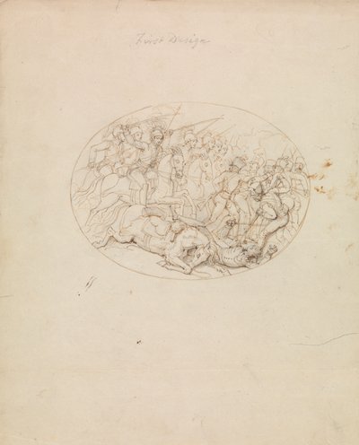 Csatajelenet első megtervezése alkotó: Robert Smirke