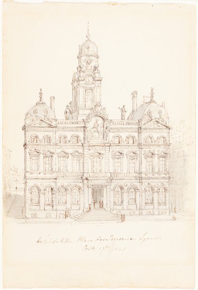 Hôtel de Ville, Place des Terreaux, Lyon alkotó: Robert Smirke