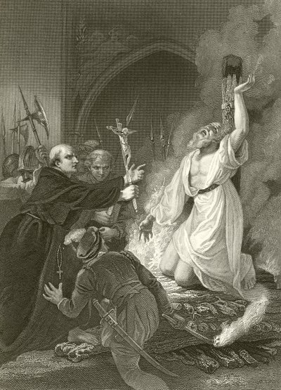 Cranmer érsek vértanúsága alkotó: Robert Smirke