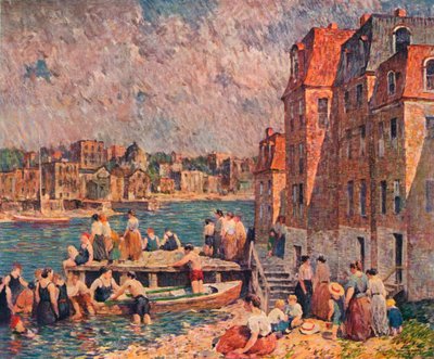 „Délutáni fürdőzők”, 1920, 1923 alkotó: Robert Spencer