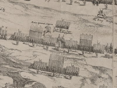 Őfelségei Ló- és Lábseregeinek leírása, és Sir Thomas Fairefax; 1645 júniusának tizennegyedik napja alkotó: Robert Streater or Streeter