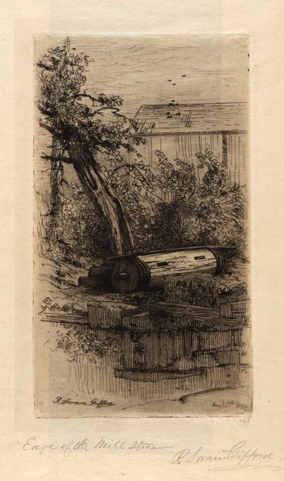 A Malom-patak széle alkotó: Robert Swain Gifford
