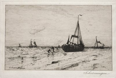 Scheveningen alkotó: Robert Swain Gifford