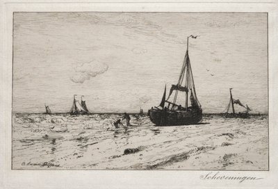 Scheveningen. alkotó: Robert Swain Gifford