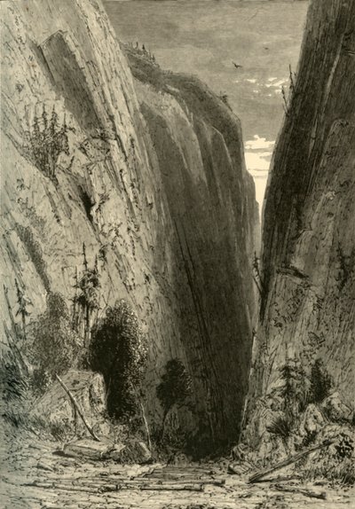 "Umpqua Canon", 1872. alkotó: Robert Swain Gifford