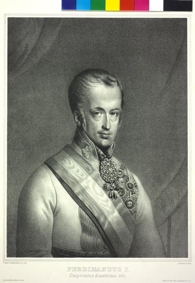 I. Ferdinánd osztrák császár alkotó: Robert Theer
