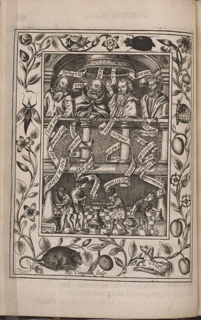 A British Chemical Theatre, 1652 alkotó: Robert Vaughan
