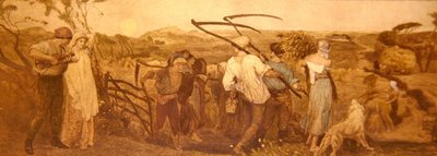 Harvest Moon, 1883 körül (kézzel színezett rézkarc papíron) alkotó: Robert Walker Macbeth