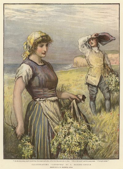 Illusztrálja S Baring-Gould „Genefer” című művét alkotó: Robert Walker Macbeth
