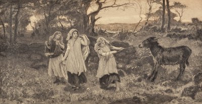 Három lány és egy szamár alkotó: Robert Walker Macbeth