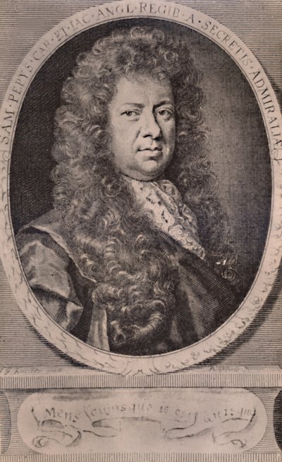 Samuel Pepys, angol naplóíró és haditengerészeti adminisztrátor, 1690 1894 alkotó: Robert White