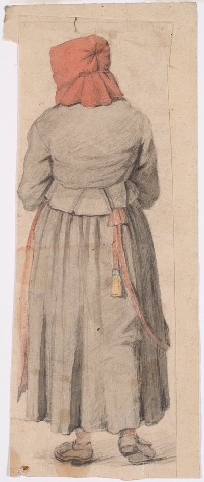 Morva nő a hátán állva alkotó: Robert Wilhelm Ekman