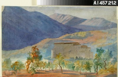 Subiaco, Rocca Abbaziale alkotó: Robert Wilhelm Ekman