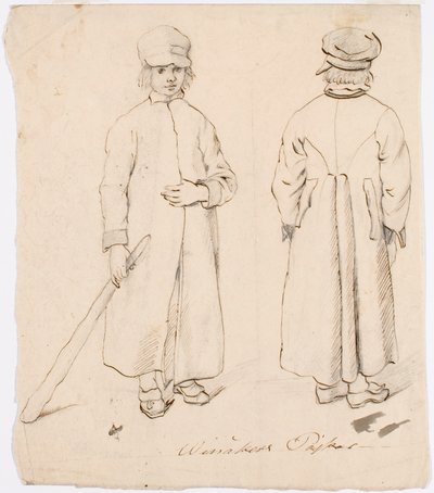 Winaker fiú népviseletben alkotó: Robert Wilhelm Ekman