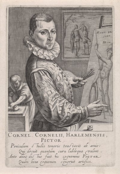 Cornelis Cornelisz portréja. Haarlemből alkotó: Robert Willemsz de Baudous