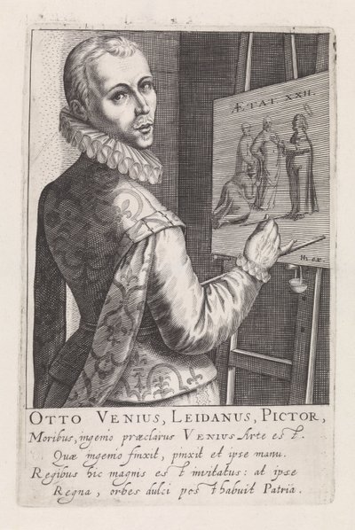 Otto van Veen portréja alkotó: Robert Willemsz de Baudous