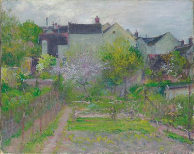 Grez-sur-Loing (olaj, vászon) alkotó: Robert William Vonnoh