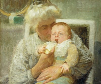 A bébiüveg alkotó: Robert William Vonnoh