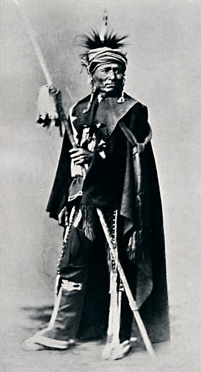 Egy bátor Algonquin, 1912 alkotó: Robert Wilson Shufeldt