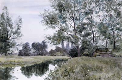 A Lesser Stouron, Kelet-Kent (akvarell) alkotó: Robert Winchester Fraser
