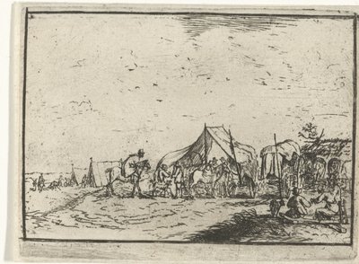 tábor Tájak táborozással (sorozat címe) alkotó: Robert van den Hoecke