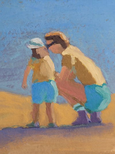 Matchy Match, 2023 (olaj, papír) alkotó: Roberta Murray