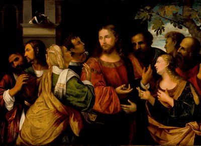 Krisztus és a kánaáni nők, 1520 körül alkotó: Rocco Marconi