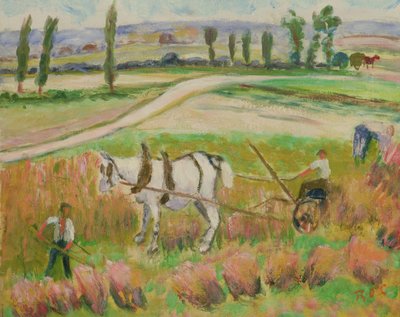 Betakarítás fehér lóval alkotó: Roderic OConor