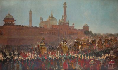 Az állam belépése Delhibe alkotó: Roderick D. MacKenzie