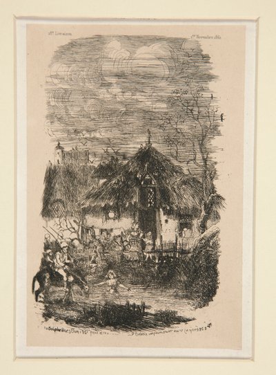 Farm Pavilion a La Revue fantaisiste-tól alkotó: Rodolphe Bresdin