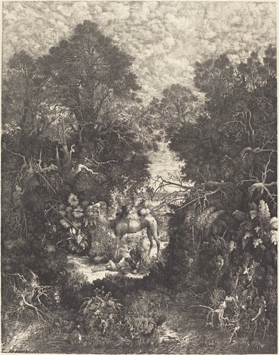 Az irgalmas szamaritánus alkotó: Rodolphe Bresdin