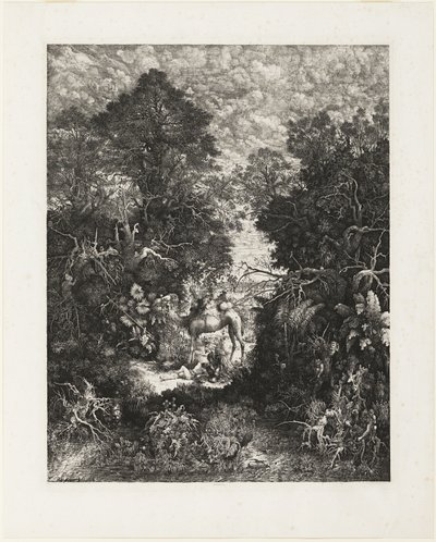 Az irgalmas szamaritánus alkotó: Rodolphe Bresdin