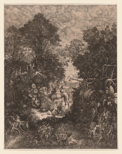Az irgalmas szamaritánus alkotó: Rodolphe Bresdin