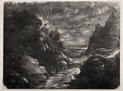 A hegyi patak alkotó: Rodolphe Bresdin