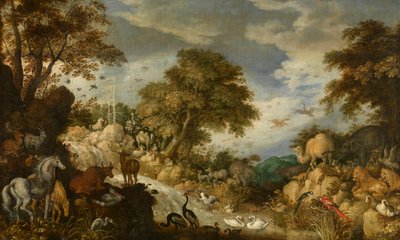 Orpheus és az állatok (olaj, vászon) alkotó: Roelandt Jacobsz. Savery