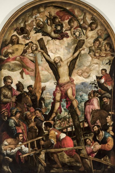 Szent András mártíromsága, c. 1610. alkotó: Roelas