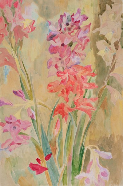 Gladioli, 1915 körül (wc papíron) alkotó: Roger Eliot Fry