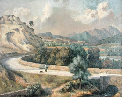 Olasz táj, 1922-25 (olaj, vászon) alkotó: Roger Eliot Fry
