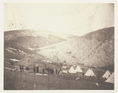 A 4. dragonyos gárda tábora, Karyni közelében alkotó: Roger Fenton