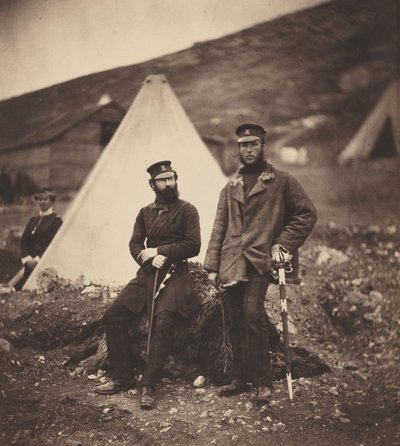 Graham kapitány és MacLeod kapitány, 42. ezred alkotó: Roger Fenton